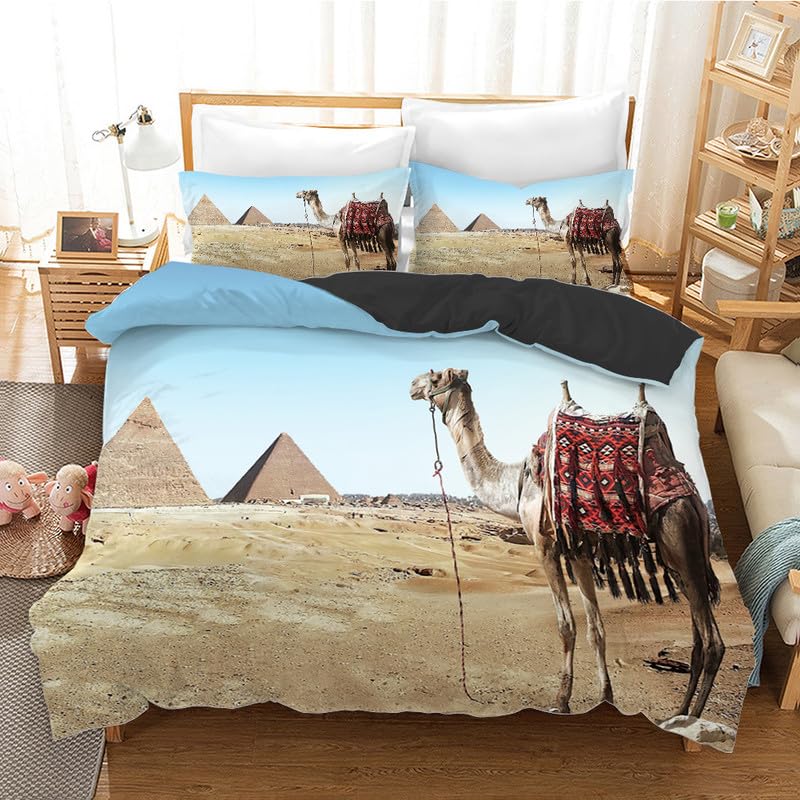 Parure de lit 240 x 260 idéale pour créer une ambiance chaleureuse beige camel