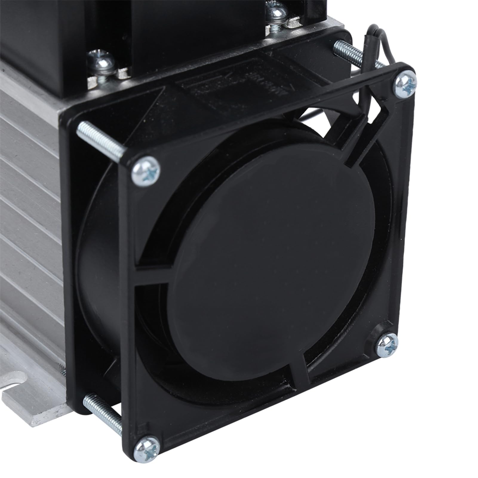 SSR-100WA-R(4KW) Carte de Démarrage Moteur, Démarreur Progressif Moteur Monophasé 2 Phases Accessoire de Contrôle Industriel Inférieur en Laiton pour Pompe à Eau(Module + radiateur)