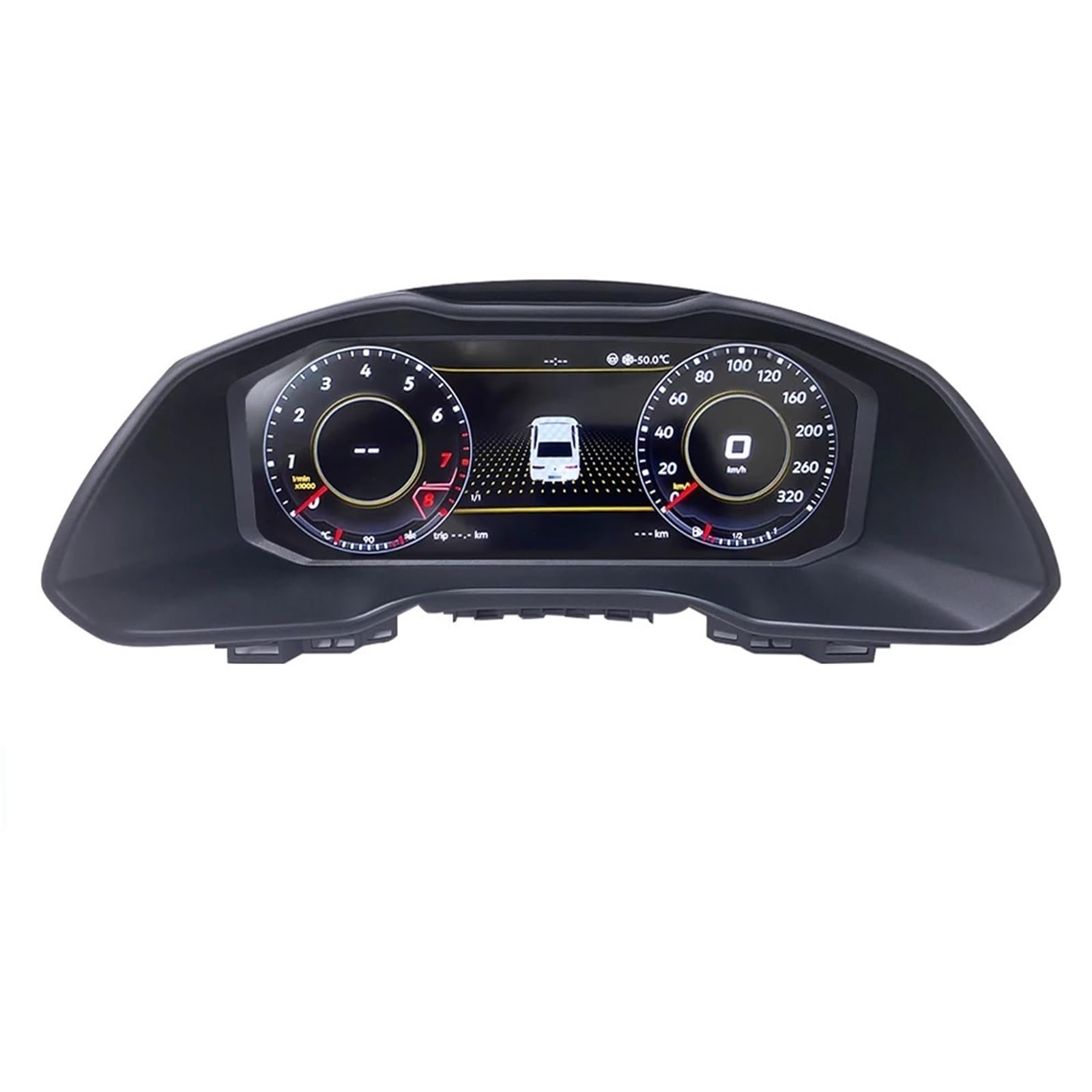 EGUIAS Car Digital Speedometer 12.3‘’inch LCD Digital Cluster fit For Skoda Superb MK3 2014-2020 MK2 Years Digital Dashboard