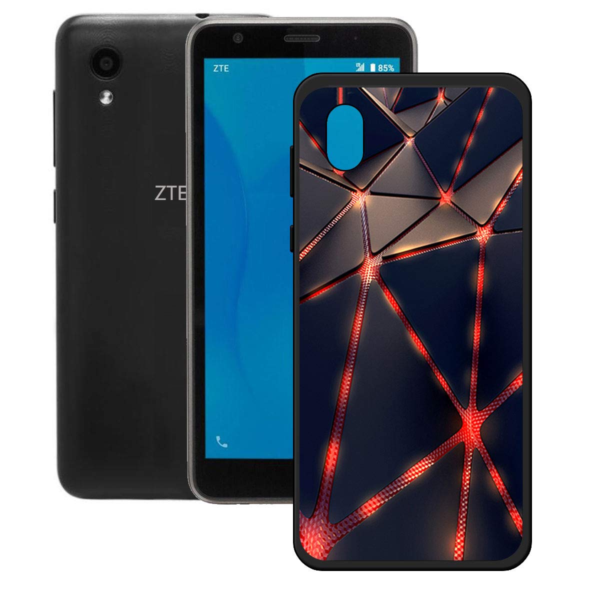 Yzkj Case For Zte Quest Shock Absorption Light Durable