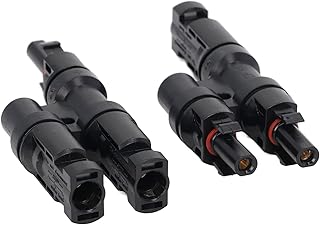 Solar Panel Connector, Resistant Solar Branch Connector for 10-14 AWG Cable (#2)