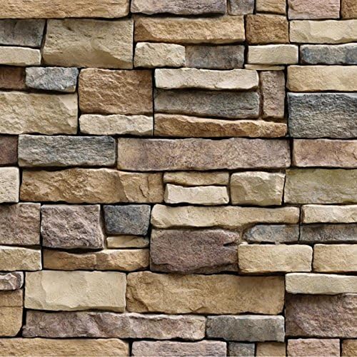 3D Wall Paper Brick Stone Rustic Effect Self-adhesive Wall Sticker 45 100cm Home Decor adesivo de parede 2017 s15