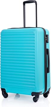 Tripcomp Carry On Luggage Lightweight Hardside suitcase with Spinner Wheels, Carry-On 20-inch, Turquoise