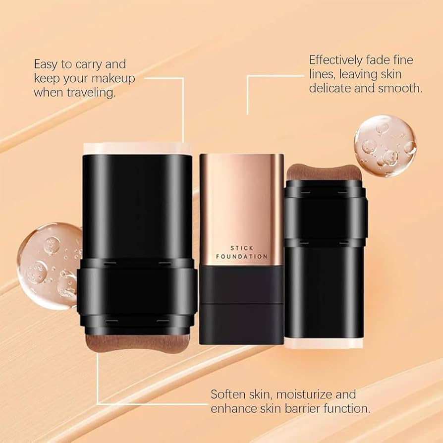 HACKTICKスティックファンデーション02ナチュラル　2本セット 北の快適工房 ハックティック スティックファンデーション 02