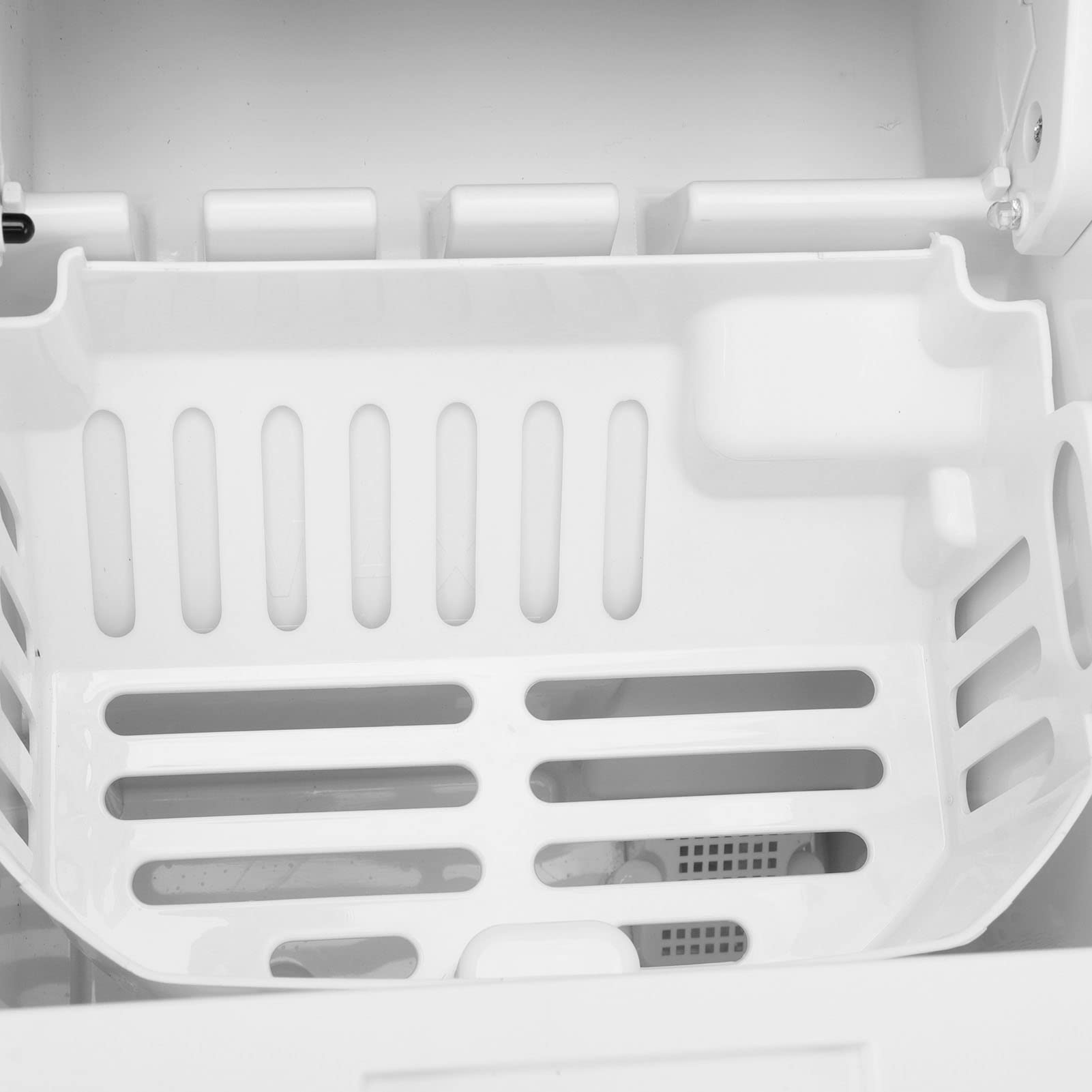 Máquina de Hielo Portátil para Encimera, Máquina para Hacer Cubitos de Hielo Compacta con Funcionamiento Silencioso, Tanque de Agua de 1,5 L para Cocina, Oficina, Uso Doméstico