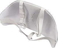 Vista 4 de LEONARK Protectores de pecho deportivos con certificado FIE, protectores de pecho ajustables de doble capa para fútbol, rugby, voleibol, béisbol