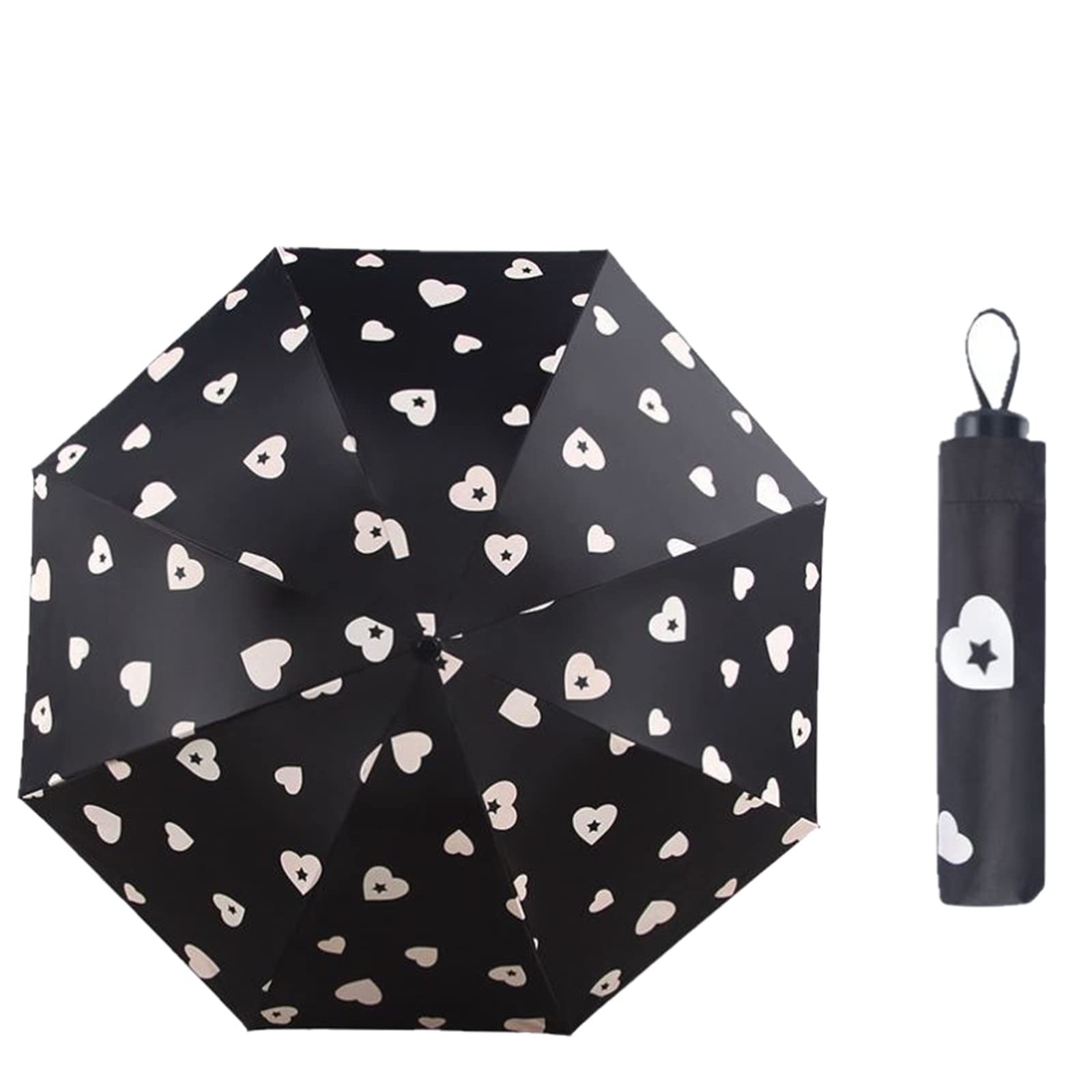 Parapluie Parapluie À Changement De Couleur Fille Sunshade Sun Parapluie Pluie Protection Ultérieure UV