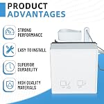 5303918493 Réfrigérateur Ice Maker Compatible avec Frigidaire Electrolux Kenmore Crosley Remplace 5303918493 241798219 1794546 AP4587866 PS3409466 EAP3409466