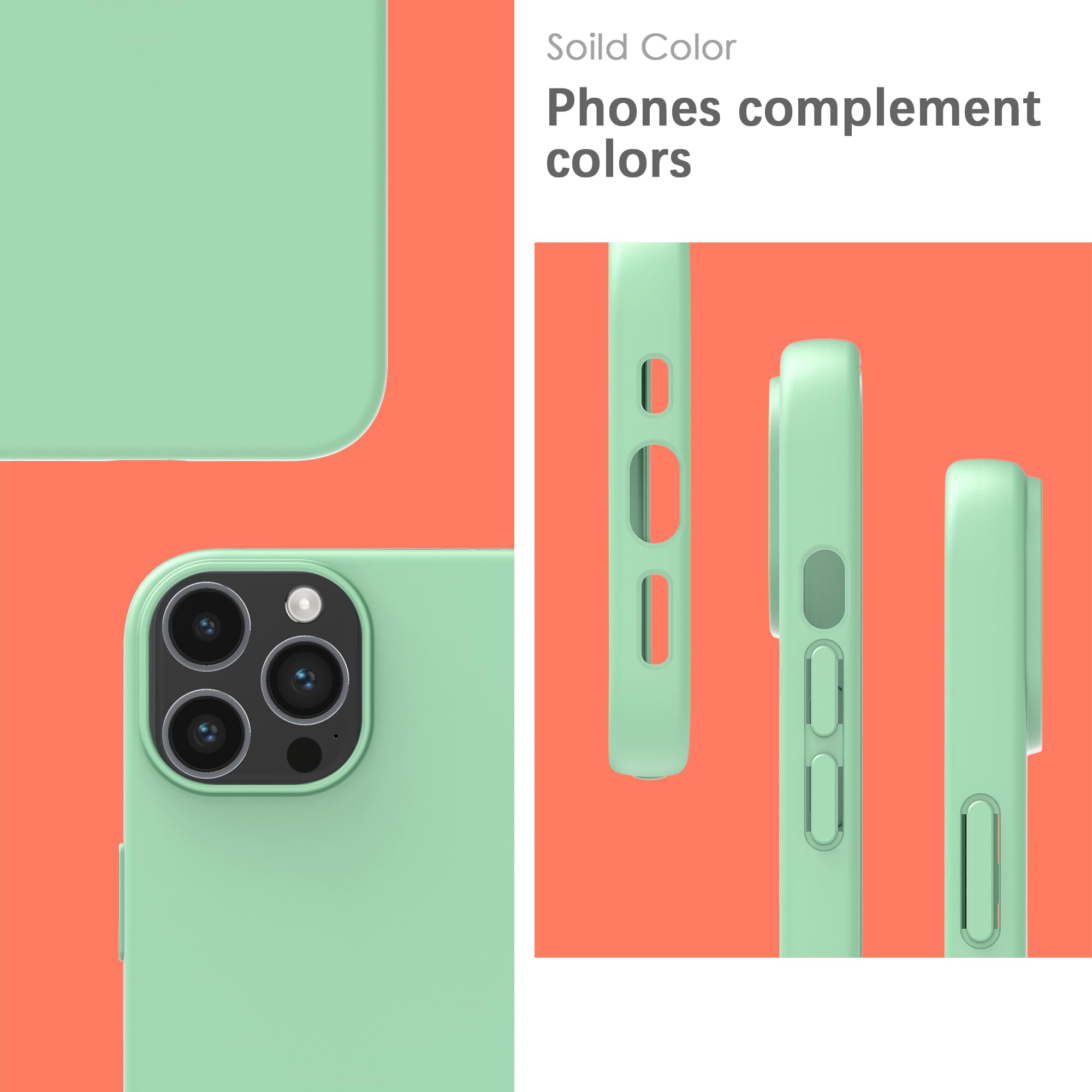 YATWIN Silicone Case for iPhone 11 Pro, Soft-Touch, Shockproof, DustProof - Image 3