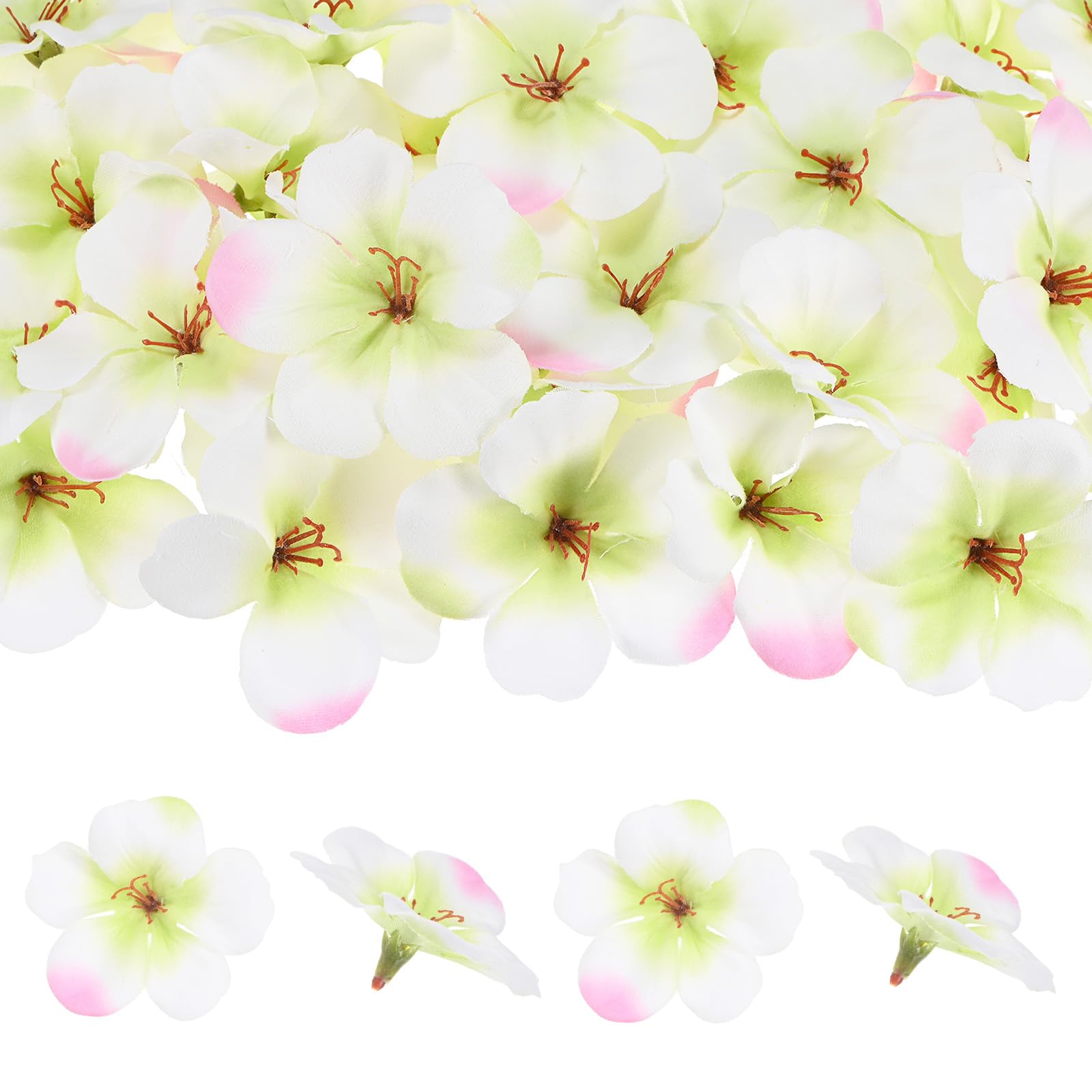 M METERXITY 100-Pack Artificial Orchid Flower Heads