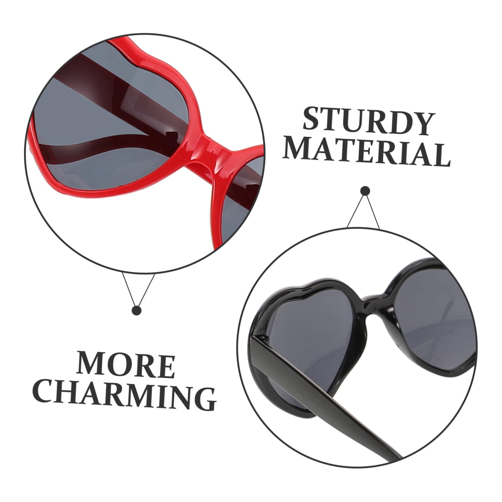 GALPADA 20pezzi Occhiali Da Sole Cuore Per Feste Accessori Moda Per Adulti Casual e Stile Unico Per Eventi All Aperto