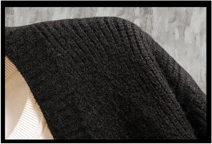 Pure Color Cardigan Sweater Autumn Winter Youth Trend Knit Sweater Short Cardigan Warm Sweater Jacket