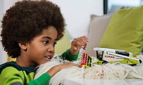 Miniatura 5 de Siku 1991, Cosechadora Claas, 150, MetalPlástico, VerdeRojo, Piezas Móviles