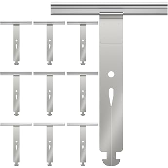 ipow Roller Shutter Suspension Spring Pack of 10 Roller Shutter Suspension Spring Made of Stainless Steel Universal Roller Shutter Holder Retaining Spring Mounting Spring for Hanging Roller Shutters