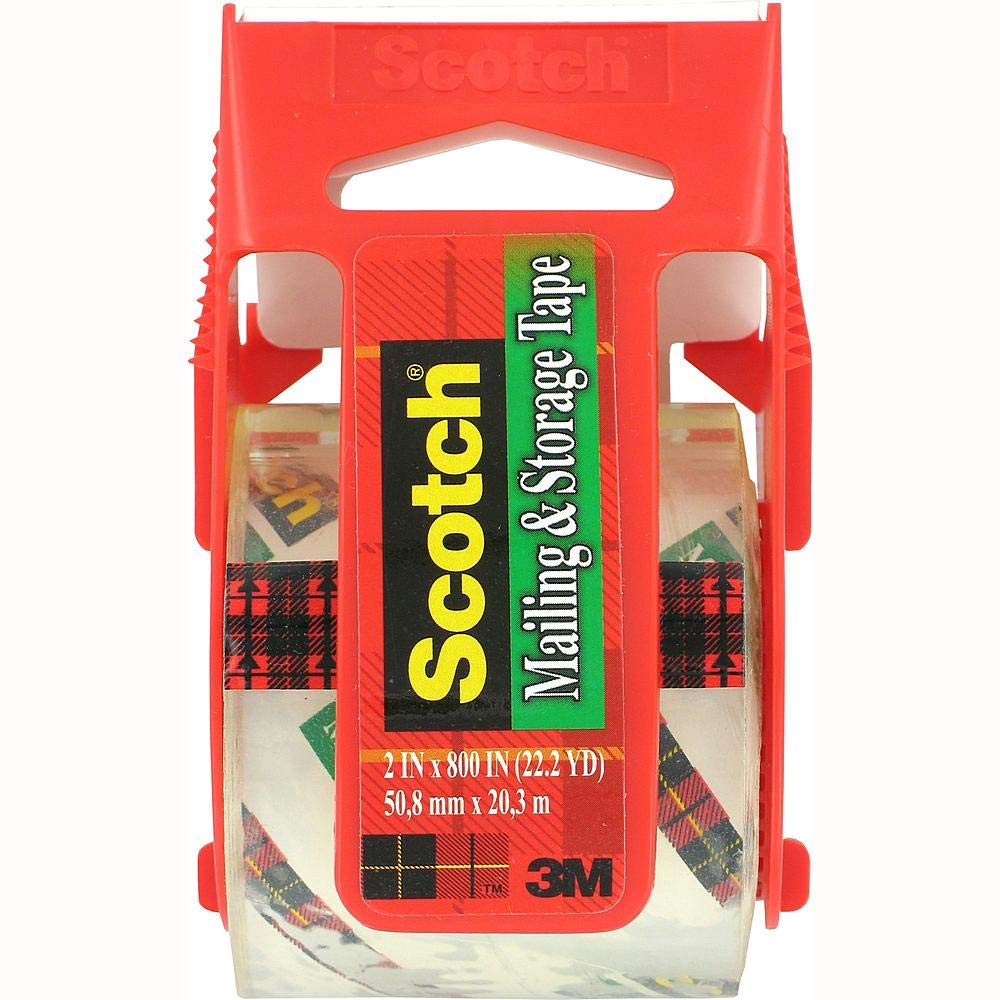 3M Scotch 1.88 mm W x 38.2 yd. L Heavy Duty Packaging Tape Clear