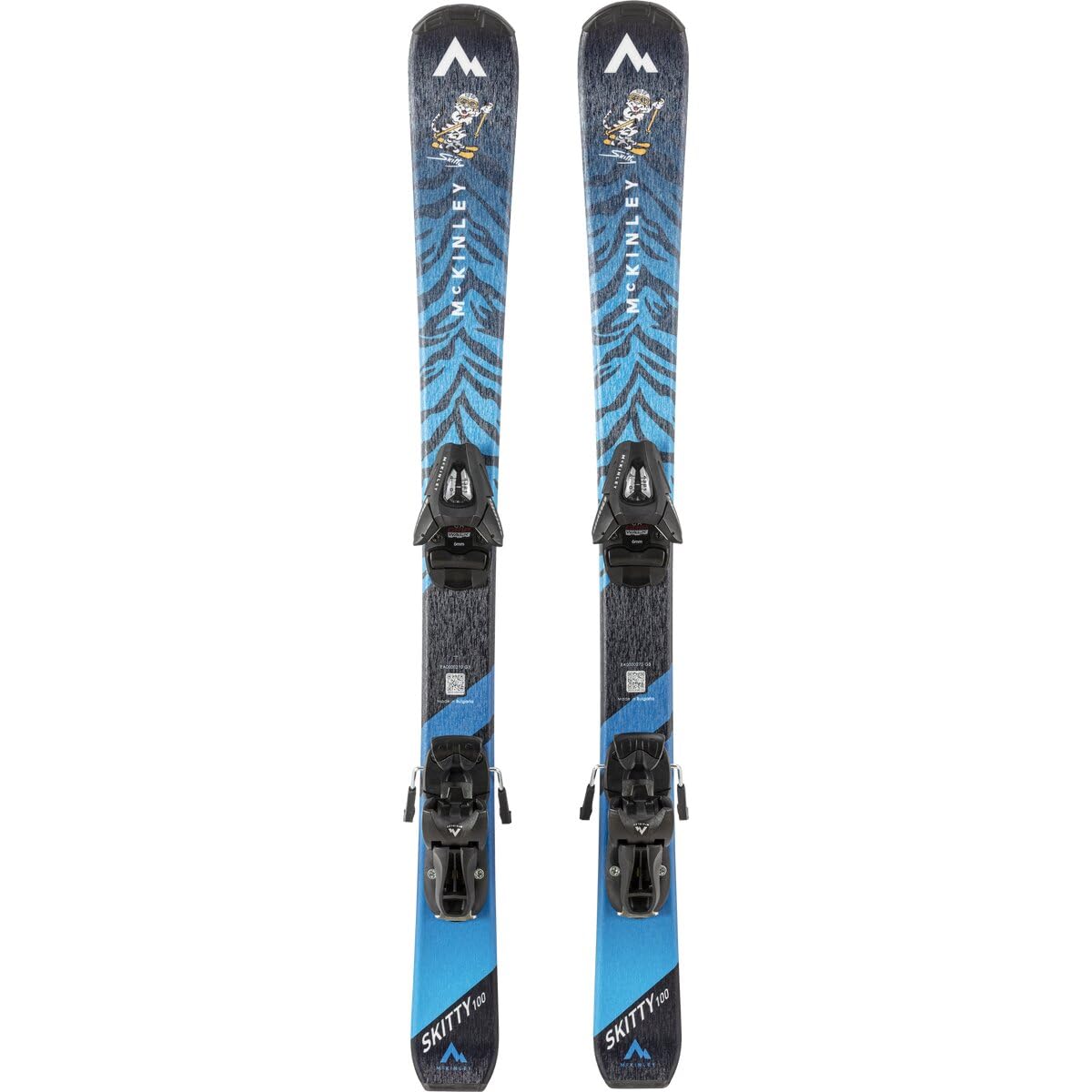 McKinley Dzieci Skitty I Nc Screw binding Zestaw narciarski Blue/Dark/White 80