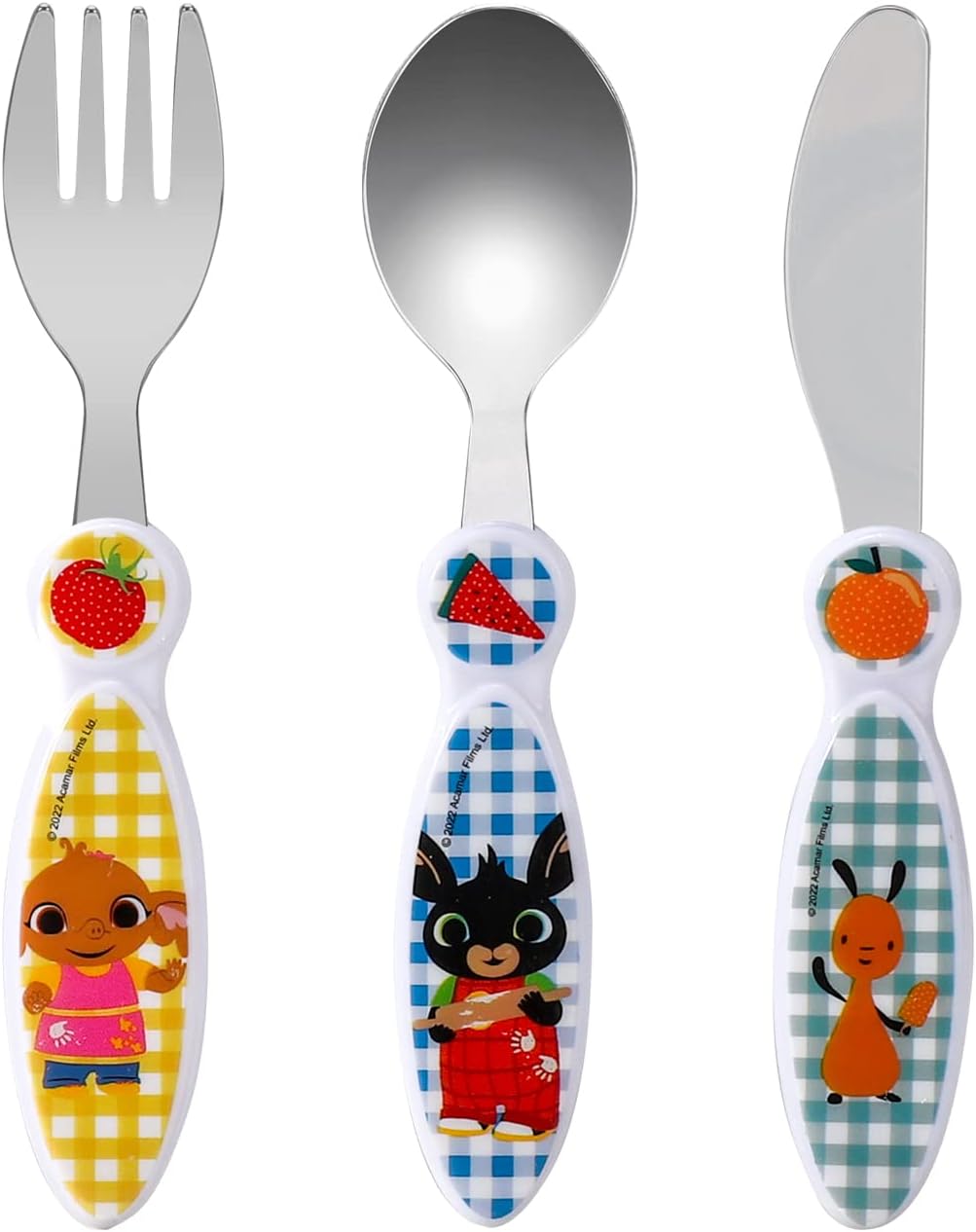 Bing Children's Kids 3pcs Cutlery Set - Knife/Fork/Spoon