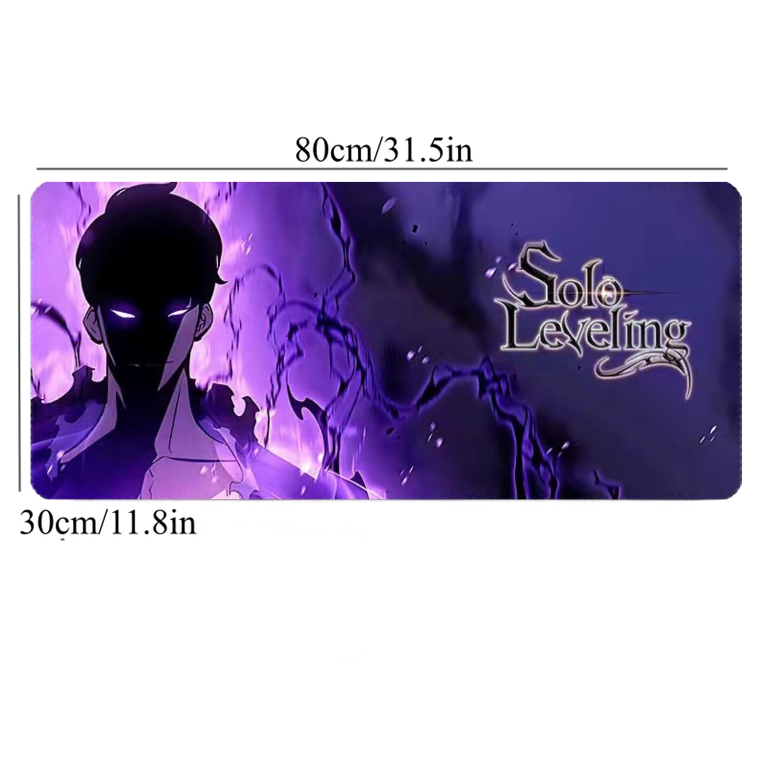 Solo Leveling Anime Mouse Pad - Large Gaming Desk Mat With Non - View #3