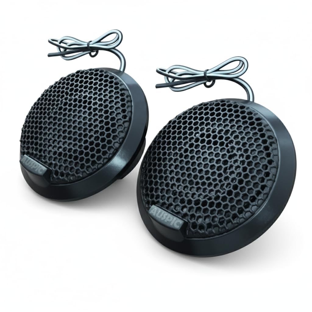 Flush-Mount High Performance Dome Tweeter for Car AfterMarket Installation TS-400 Black Colour 100watts 97db 4 Ohms (2 pcs)-image-11