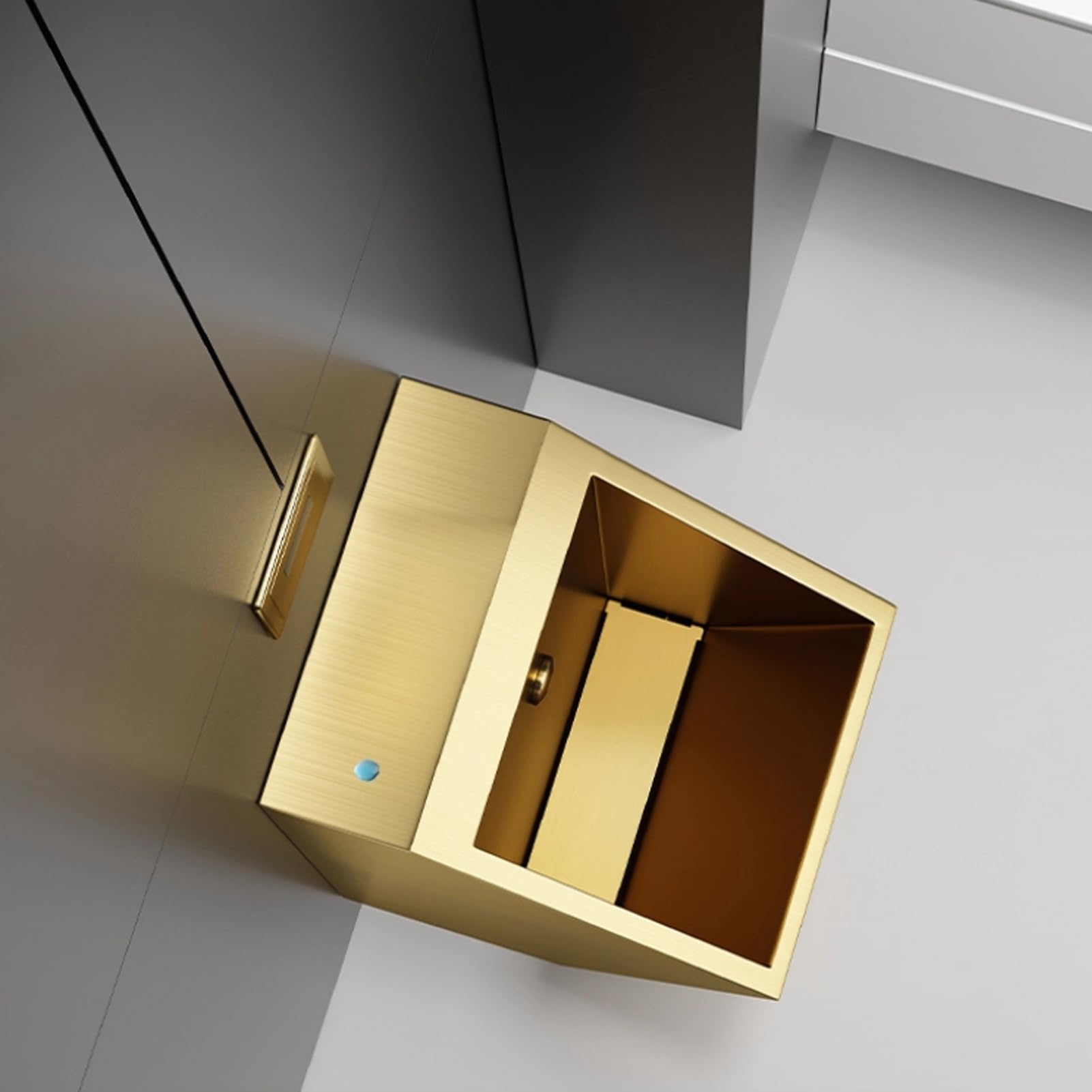 Orinal de pared para hombres adultos, a prueba de derrames, para baños públicos, comerciales y domésticos, duradero y fácil de limpiar