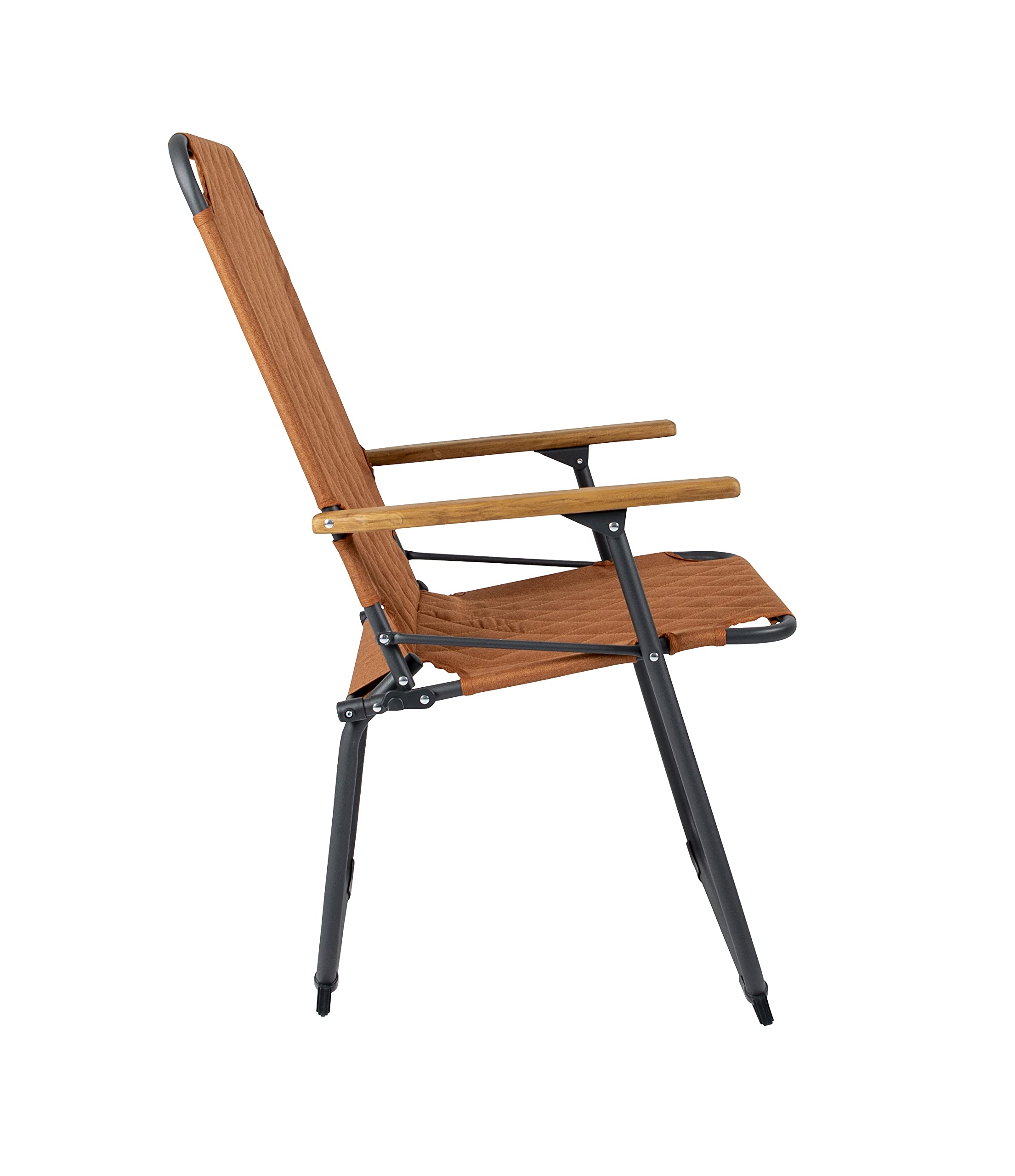 BO-CAMP BC IND Silla Jefferson XL arcilla per campeggiatori e outdoor, per comfort e praticità all’aperto
