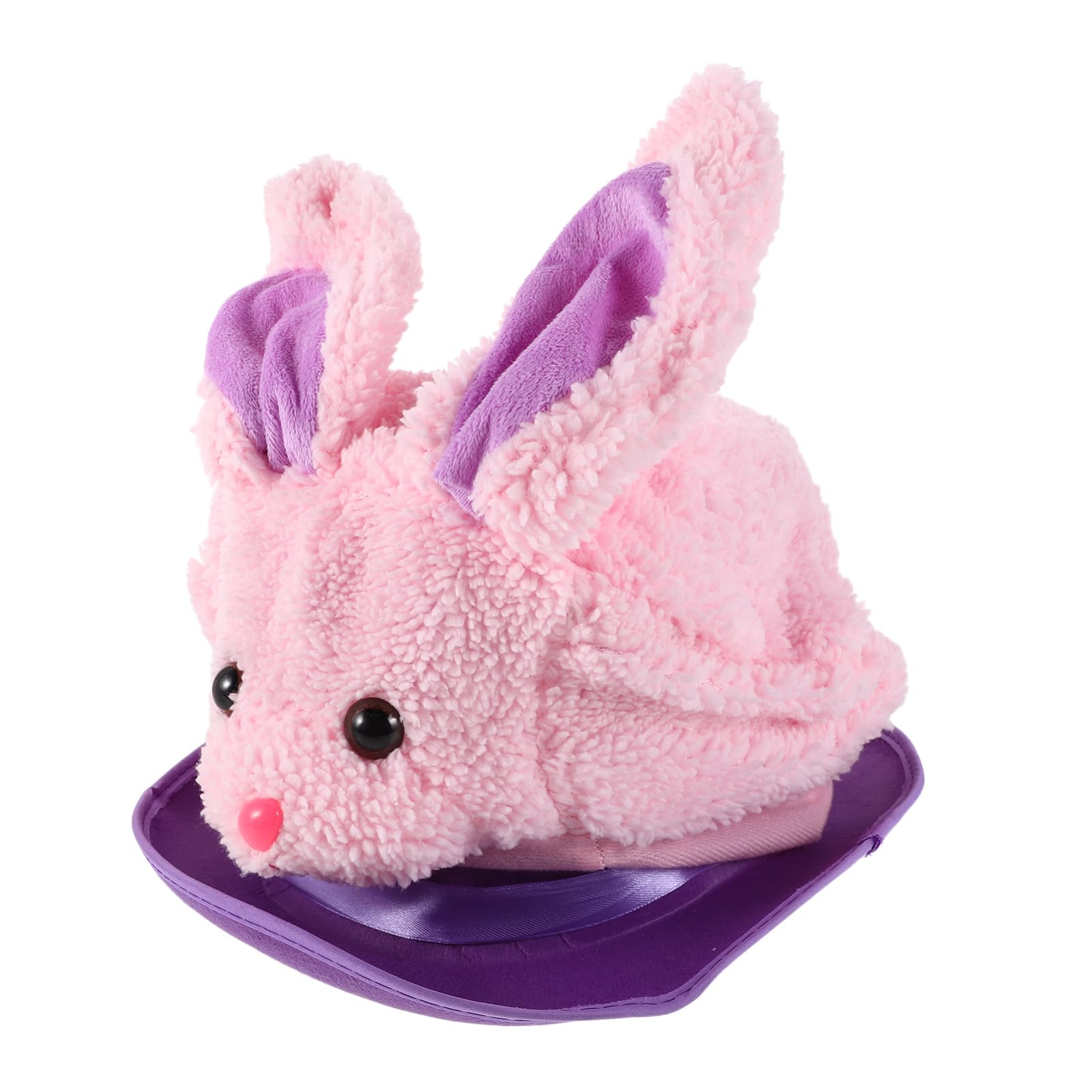 GALPADA Top Hat with Bunny Costume Cap Rabbit Topper Hat for Gentlemen Circus Acts Shows and Party Bunny Dress Up Accessory