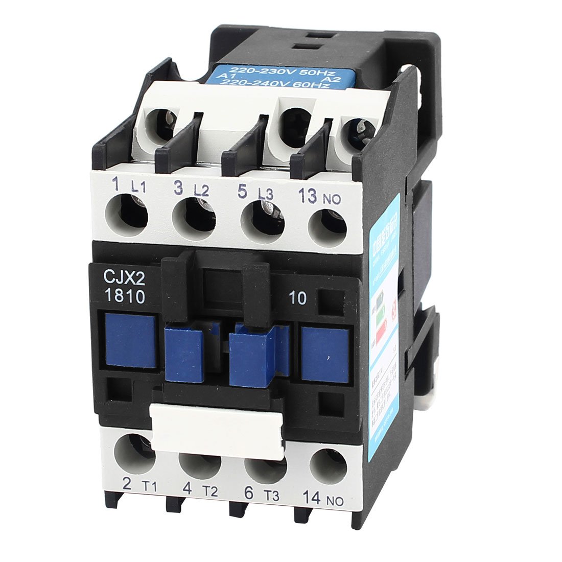 Aexit CJX2-1810 220V Distribution electrical Coil 35mm DIN Rail Mounting Electric Power Motor Control AC Contactor