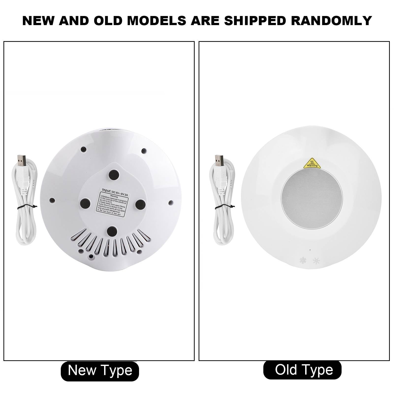 Calefacción y Refrescante Subsiciedad, Subbicadores USB, Tapete de Taza USB, Negro Negro para café, Subbicadores de Calefacción y Doble Uso para café Tibio (White)