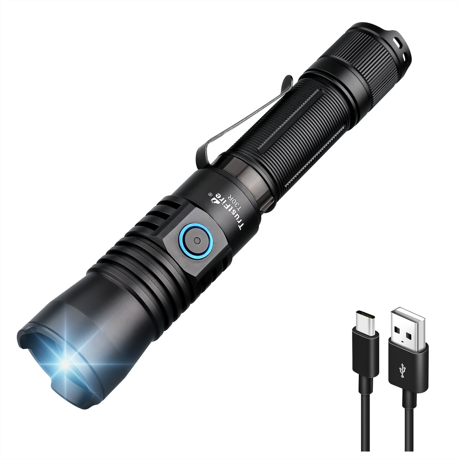 後期型　新品　Trustfire T30R 照射距離1100m 460lm❗️ 新品 TrustFire T30R 照射距離1100m 460ルーメン - メルカリ