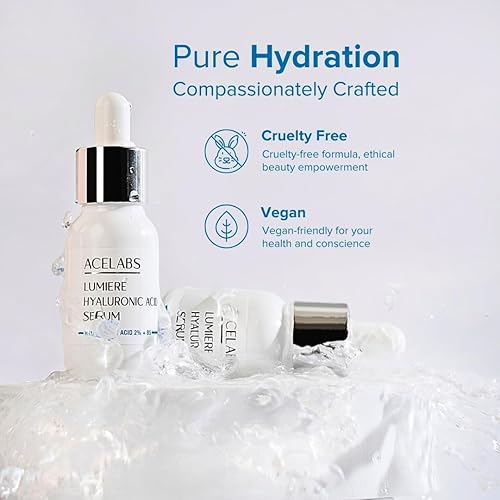 Miniatura 5 de Suero de ácido hialurónico 2% + vitamina B5 para la cara  Hidrata, rellena visiblemente la piel  Todo tipo de piel  Con 8 tipos de ácido hialurónico