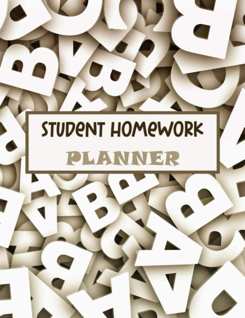 Independently Published Student Homework Planner. Weekly Undated Academic Planner Assignment Agenda for Elementary School Students (2016) - 8.5'x11' - Paperback