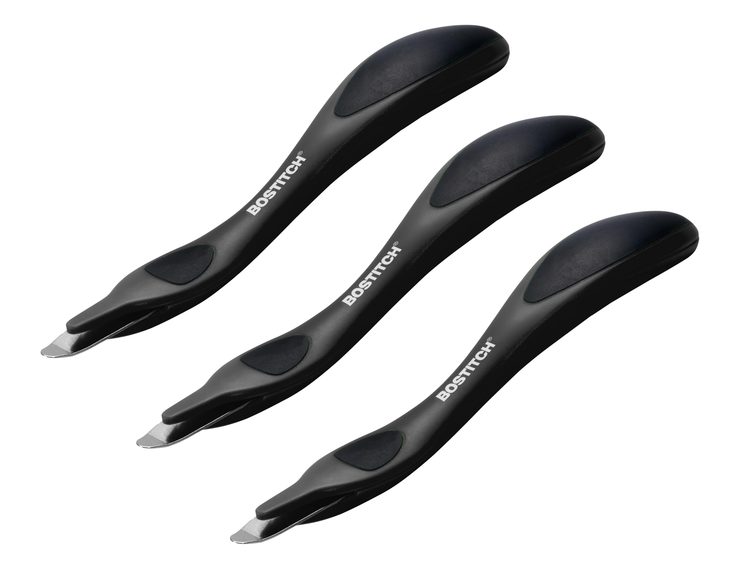Bostitch Office Professional Push Style Easy Staple Remover, Black, 3-Pack (30000-BLK-3PK)