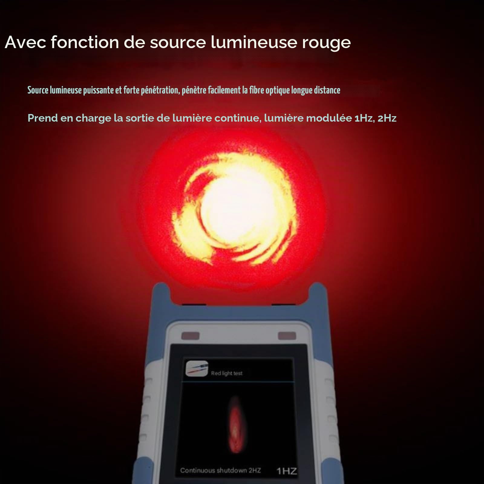 Le wattmètre optique 10GEPON XGPON XGSPON PON prend en charge jusqu'à 6 longueurs d'onde for tester l'analyseur d'inventaire réseau Testeur de fibre optique(A)