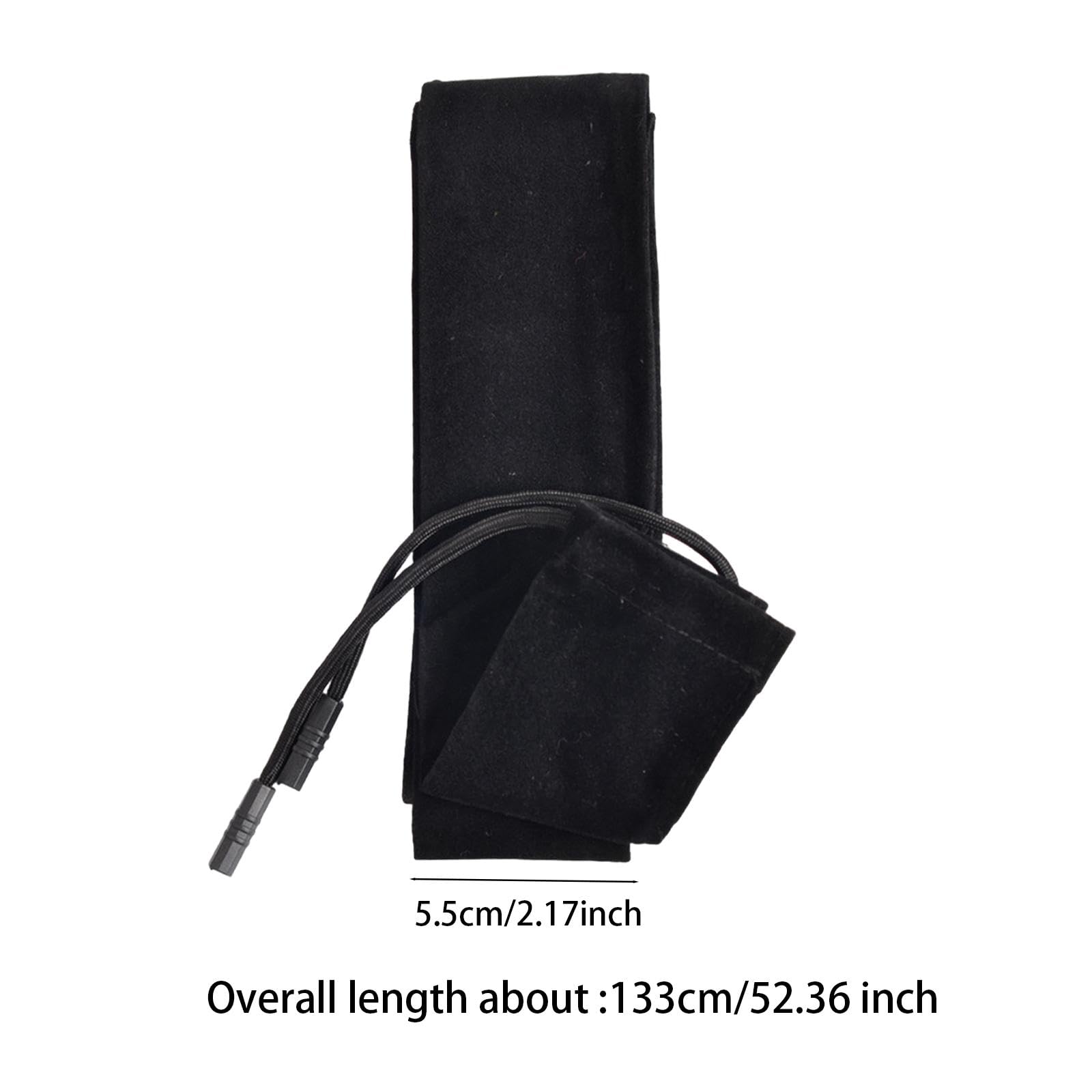 kowaku Fishing Rod Sleeve, Fishing Pole Carrier Bag for Outdoor Use, Black