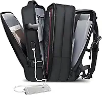 Romantic Crown Mochila de Viagem Expansivel Masculina Feminina, Mochila Para Notebook Executiva Impermeável Reforçada Cabo USB, Trabalho, Escola, Viagens