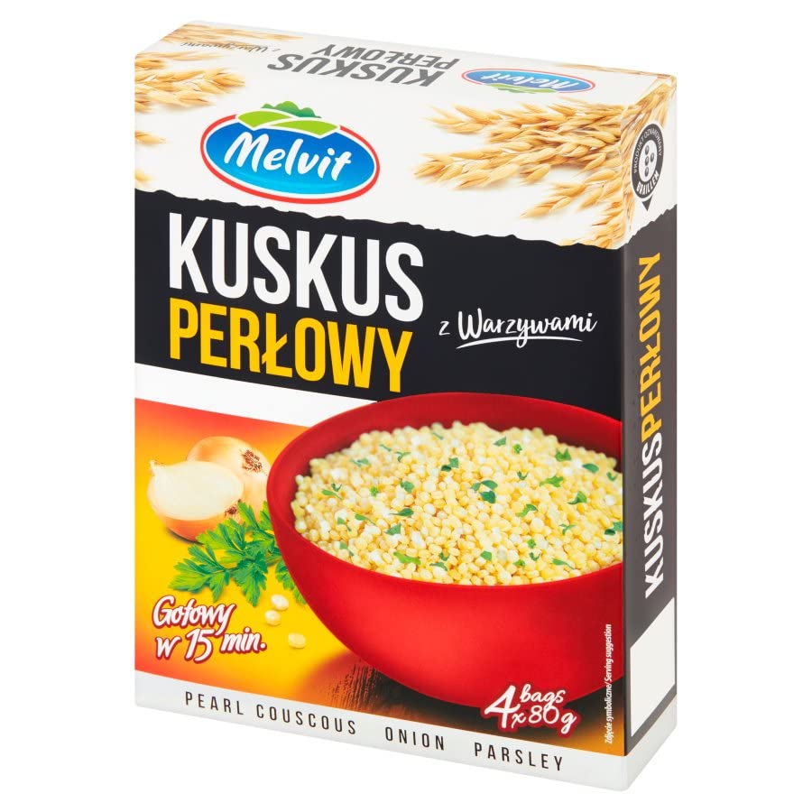 320 G CUSCUS PERLADO CON VERDURAS MELVIT - CAJA DE 6 UND