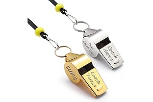 Personalized Coach Whistle with Custom Engraved Name