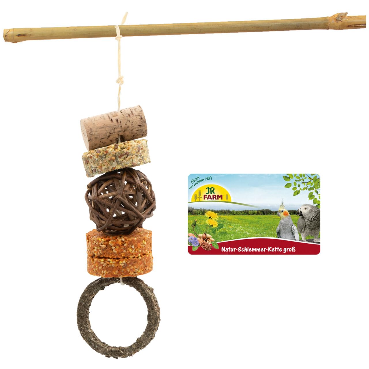 JR FARM Birds Natural Gourmet Necklace Large 100 g