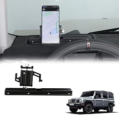 Car Phone Holder Mount Compatible with Ineos Grenadier 2020-2024 Center Console Dashboard Hands Free Multifunctional Track Phone Holder