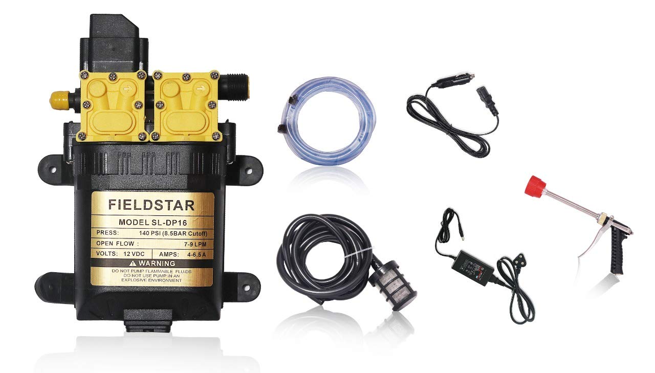 Boston Fieldstar High Pressure Washer Power Jet Wash Cleaner 12V Pump Car Wash Kit (1)-image-16