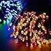 Aglaia Solar String Lights Dimmable, 33ft 100LED Waterproof Decorative Lights, 7 Lighting Modes for Wedding Dancing Party Decoration