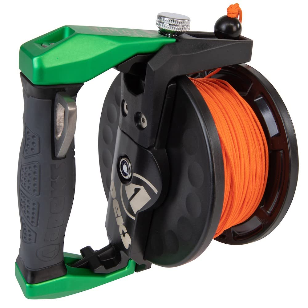 Apeks 120m Guide Reel, Green