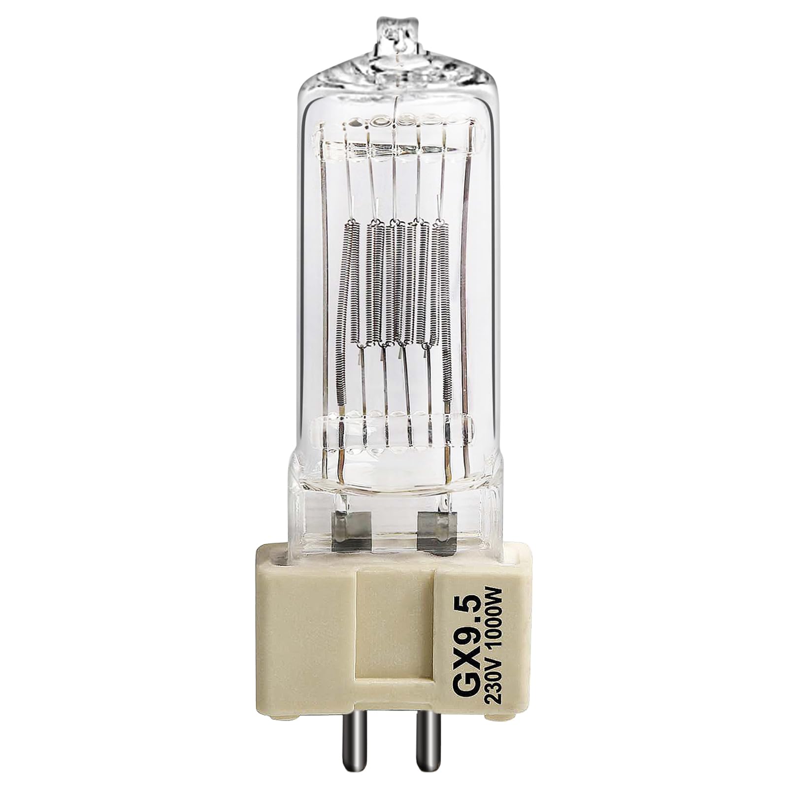 LedWekei GX9.5 Halogen Bulbs,220v Halogen GX 9.5 1000w,Spotlight Bulbs,Dimmable 3200K Warm White Light Bulbs 1pcs