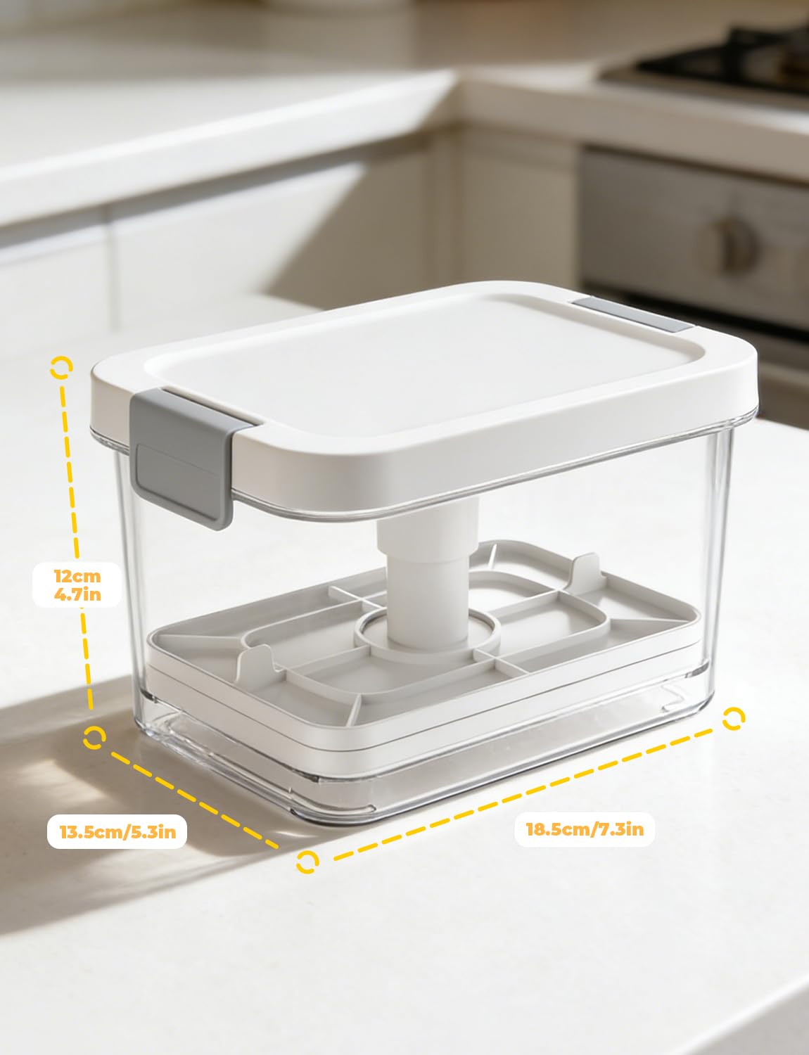 Prensa de Tofu con Escurridor y Filtro, Tofu Press para Tofu Firme y Extra Firme, Eliminación Fácil de Agua del Tofu, Fabricante de Tofu para Preparación Rápida y Sin Esfuerzo de Comidas