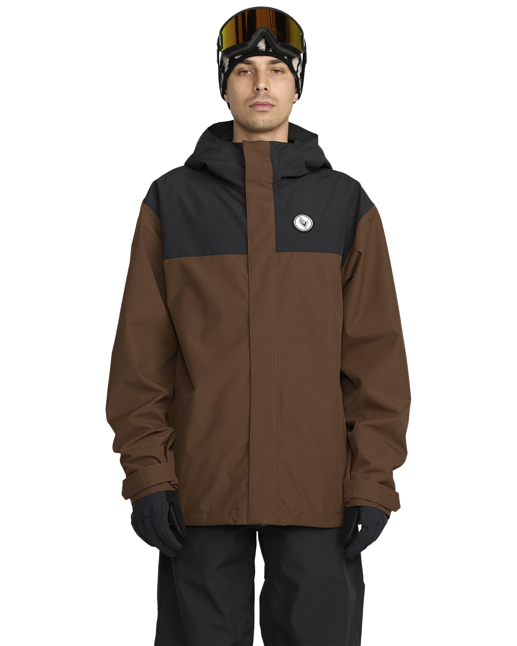 Volcom Men's Buckthreeeighty Snowboard Jacket – 10k Waterproof 2-layer Shell, Zip Tech®