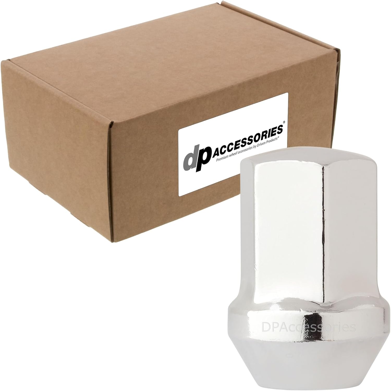 DPAccessories Chrome Lug Nuts | Compatible Replacement for Jaguar | T4A2670 | Factory/OEM Wheels Only | Set of 20 | DJA141501F-CH/020