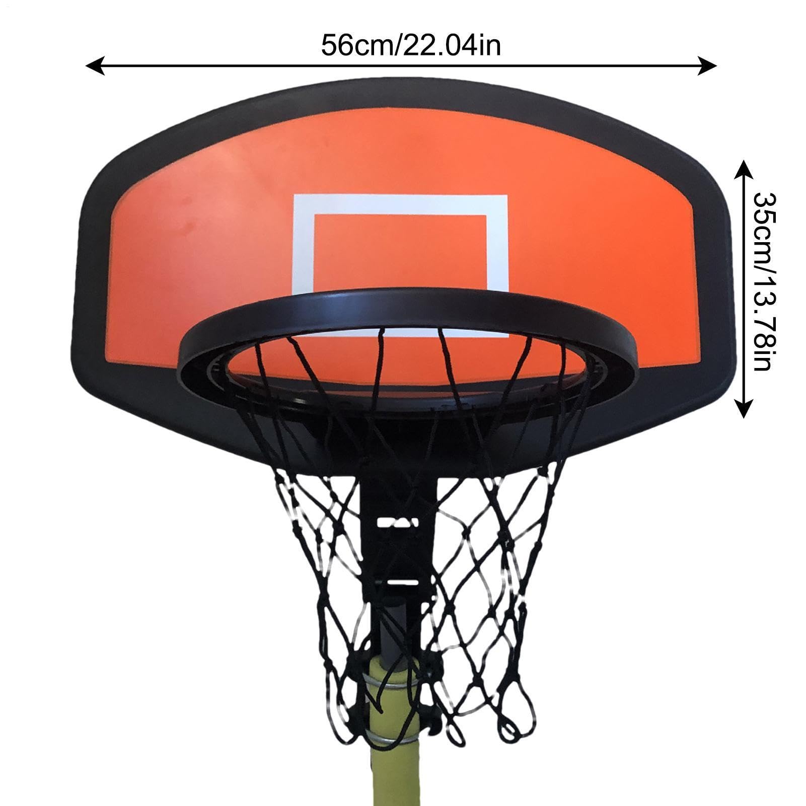 Tavola da basket, regolazione universale per pali dritti e | Anello da appendere con rete, set di giochi per bambini all'aperto, accessorio sportivo per allenamento di attività di sale