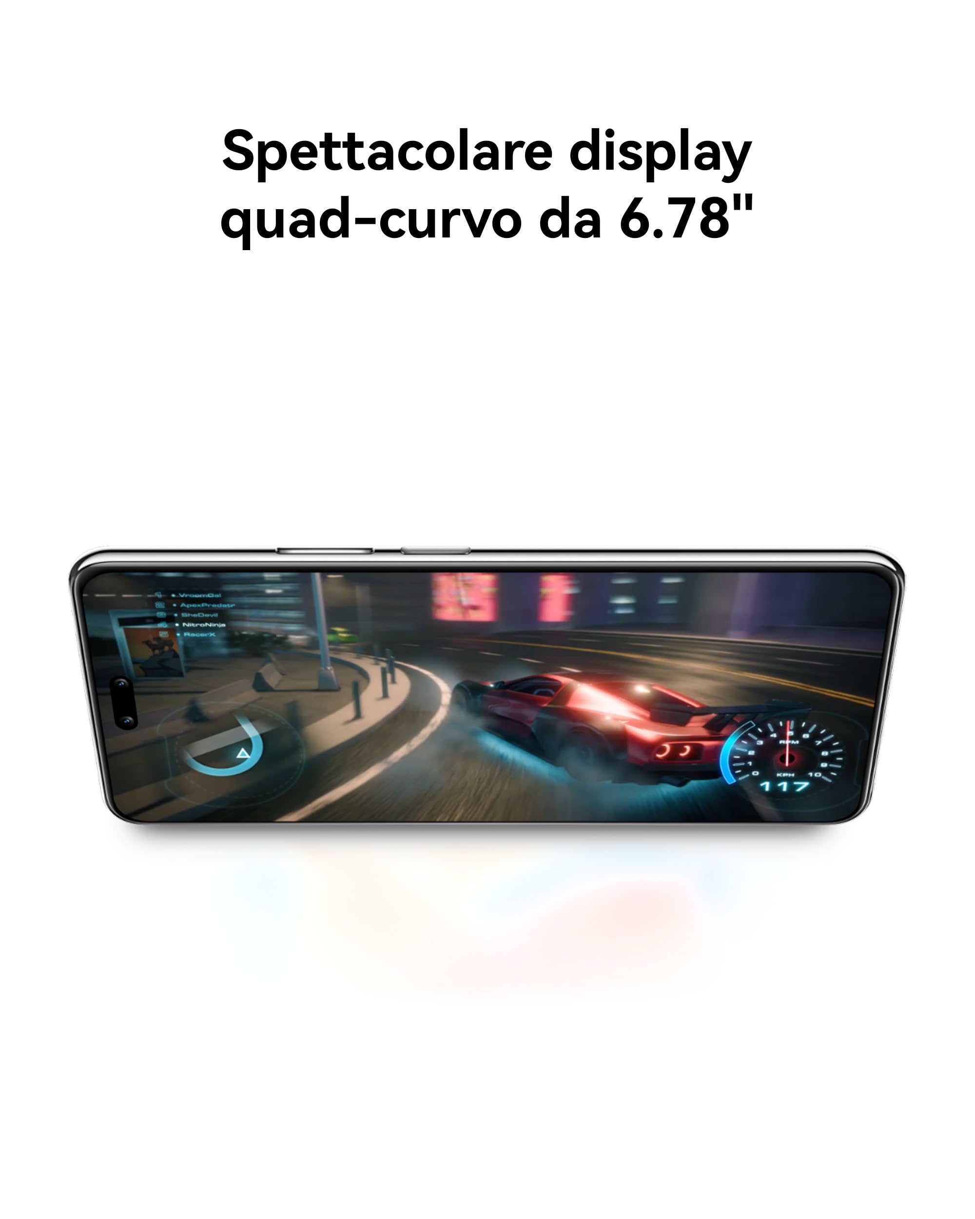 HUAWEI Nova 14 Pro Blu, Fotocamera Ultra Chroma,Doppia Ultra Selfie Camera da 50 MP, AI Gesture Control, Ricarica SuperCharge da 100 W, Spettacolare Display Quad-curvo da 6.78"