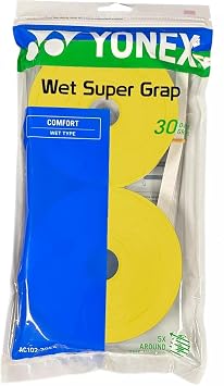 YONEX Wet Super GRAP Overgrip 30 Pack Color Options