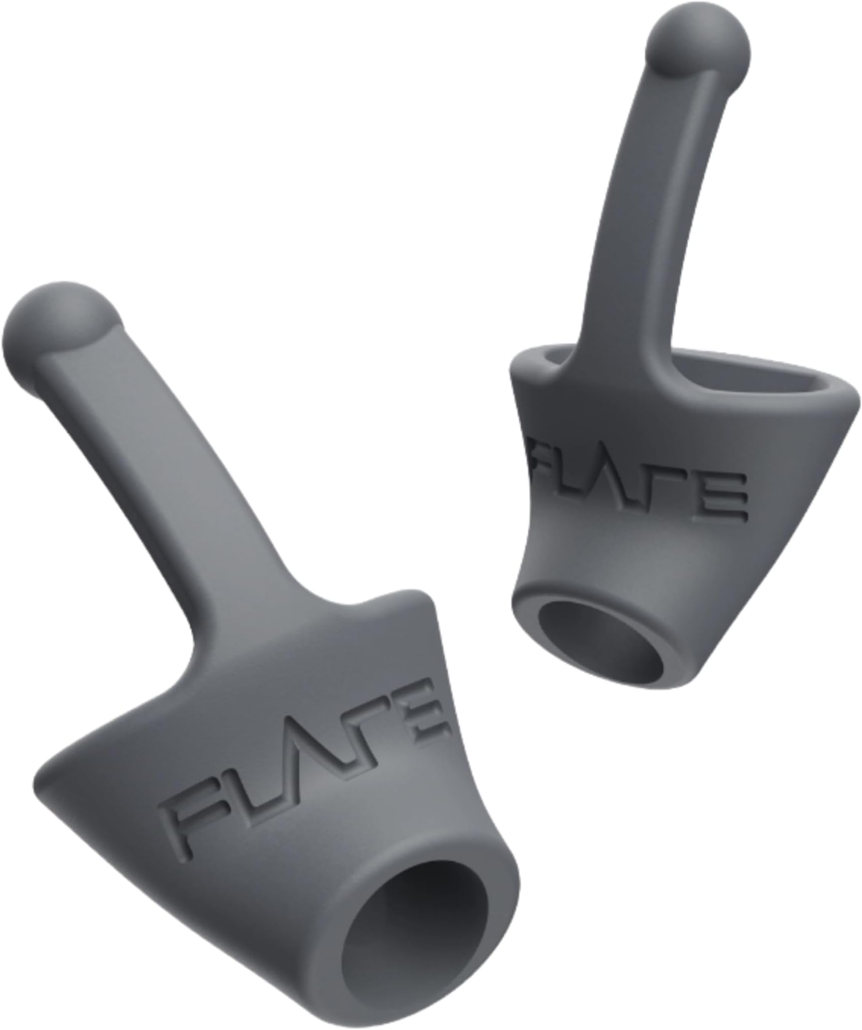 Flare Calmer Mini | Ear Plugs Alternative | Daily Noise Relief | Sound Sensitivity | Stress Relief | No Muffling | Improve Wellbeing | Comfy, Reusable, Soft Silicone Earplugs | Original Grey